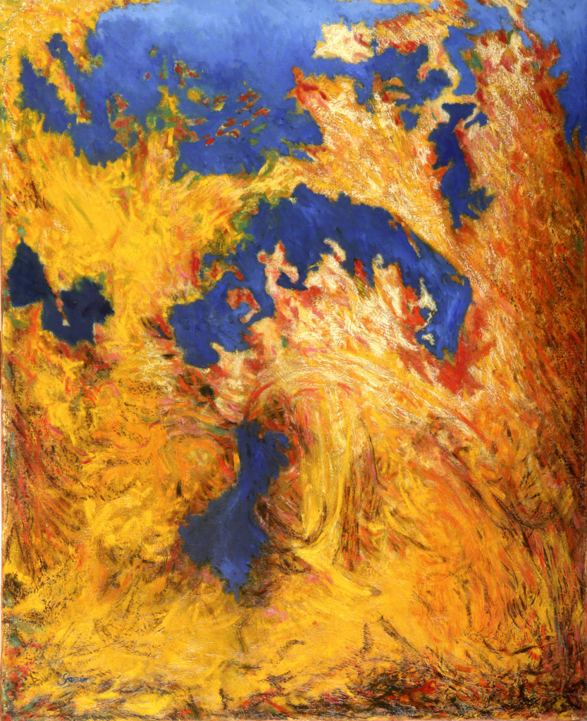 ETE 3, 1995, huile sur toile 100 X 81 cm